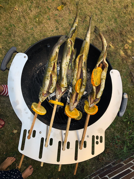 Steckerlfisch vom Kugelgrill? Mit diesem Aufsatz gelingt die bayerische ...