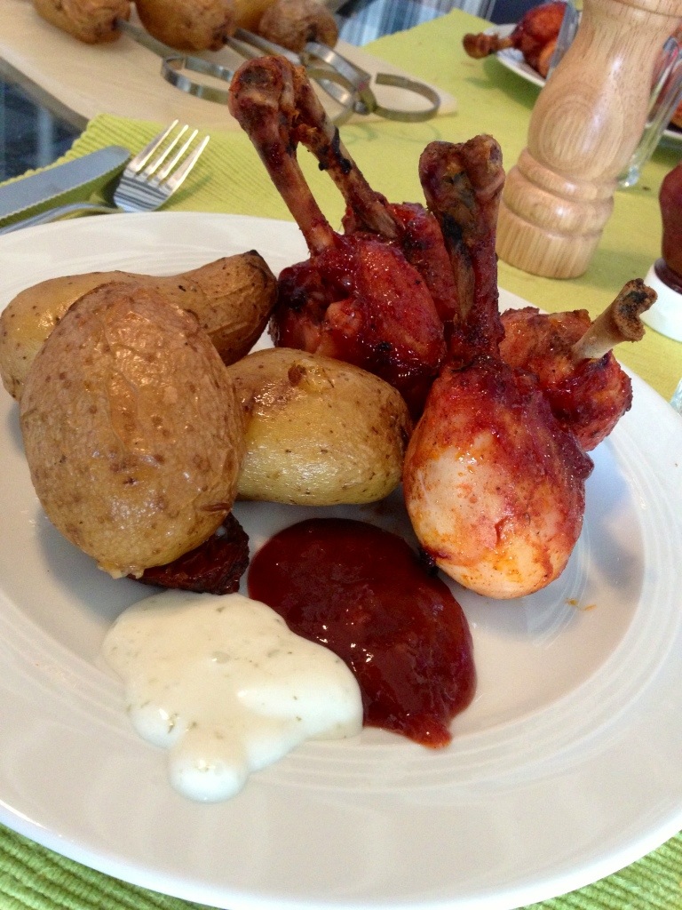 Chicken-Beulen mit Rosmarinkartoffeln - Andree´s Grillbude - Grill ...