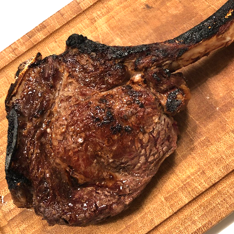 Tomahawk Steak Dry Aged vom Oberhitzengrill