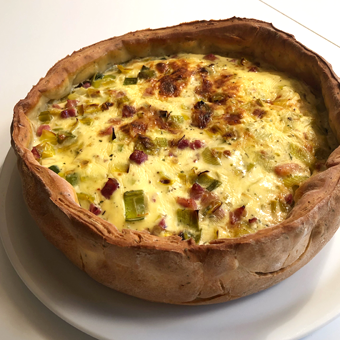 Quiche Lorraine vom Grill