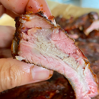 Spareribs vom Traeger Ironwood 650 Pelletgrill